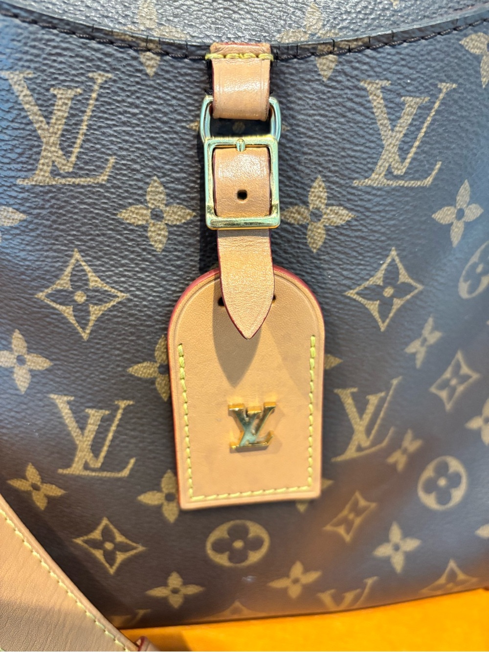 LOUIS VUITTON Monogram Odeon MM in Natural. - Picture 2 of 13